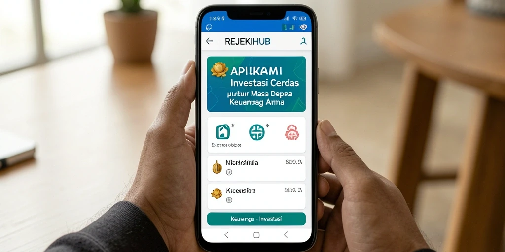 Antarmuka pengguna intuitif dan fitur investasi canggih di REJEKIHUB.